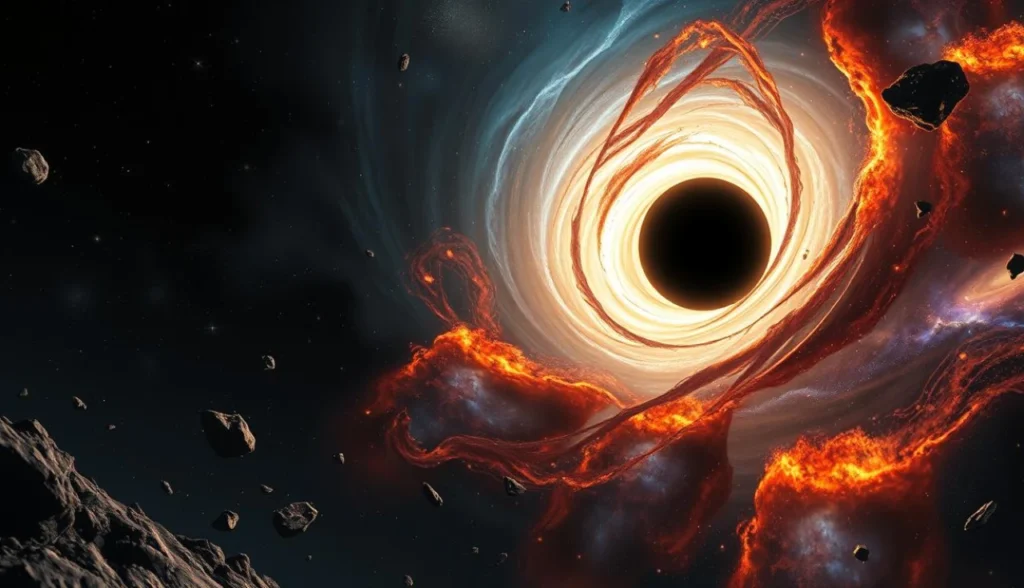 Buracos negros podem destruir a terra